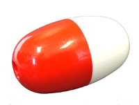 RAINBOW FLOAT 3X5 1/2 RED/WHTE Image